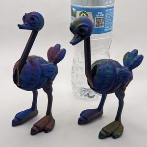 Colorful Bird Figurine Set